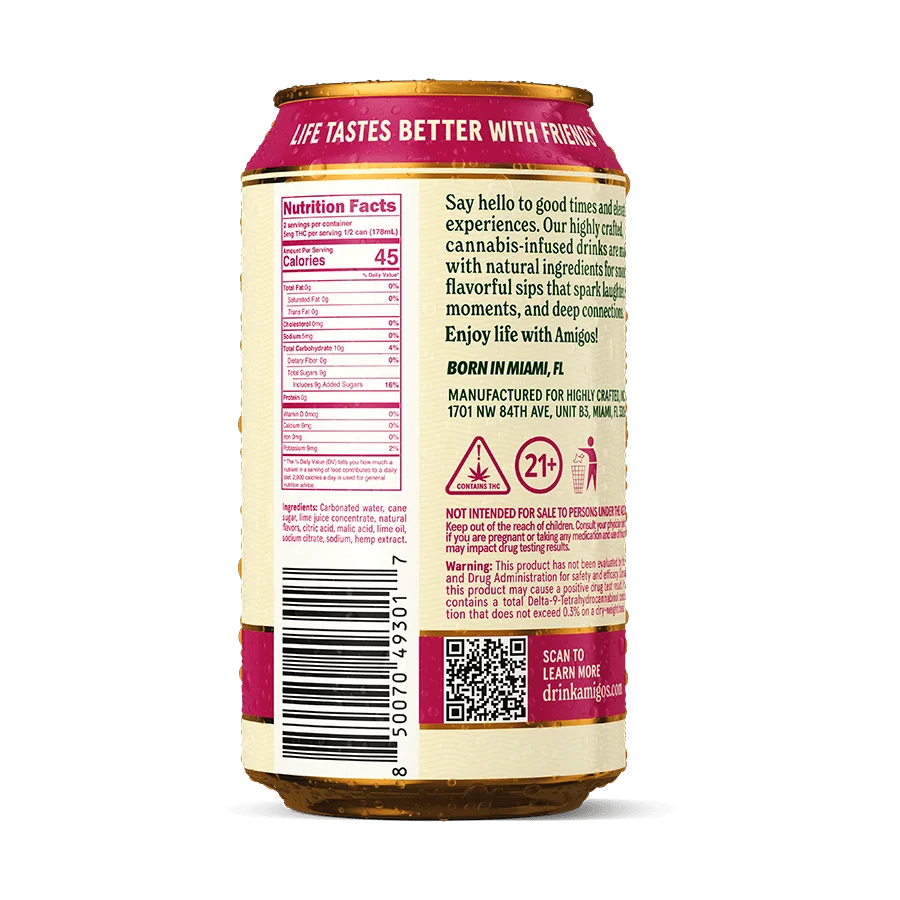 Amigos THC Cherry Limeade - Image 3
