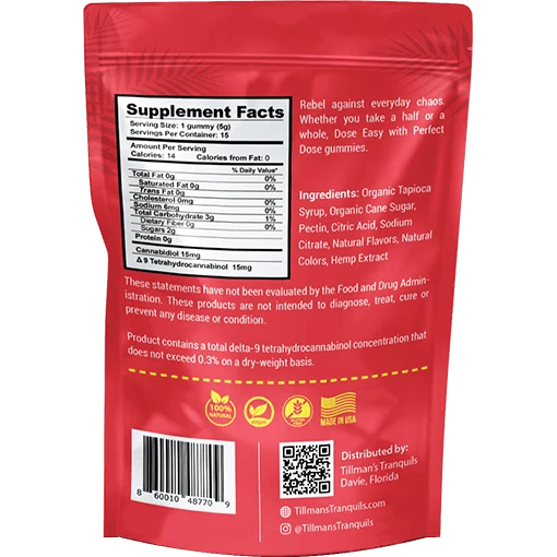 Peach Lemonade THC Gummies - Image 6