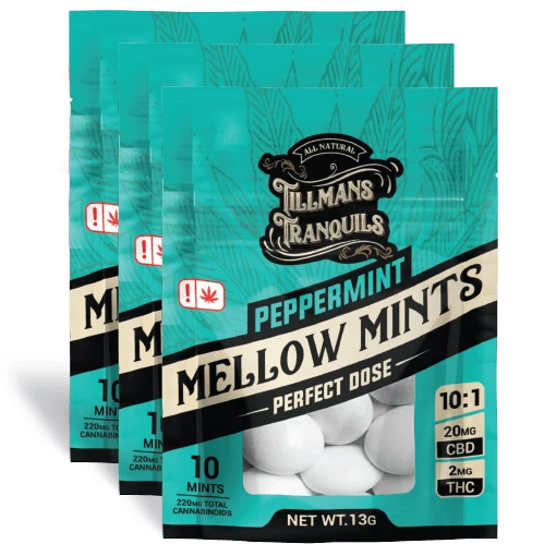Peppermint Mellow THC Mints - 2mg Delta 9 + 10mg CBD - Image 5