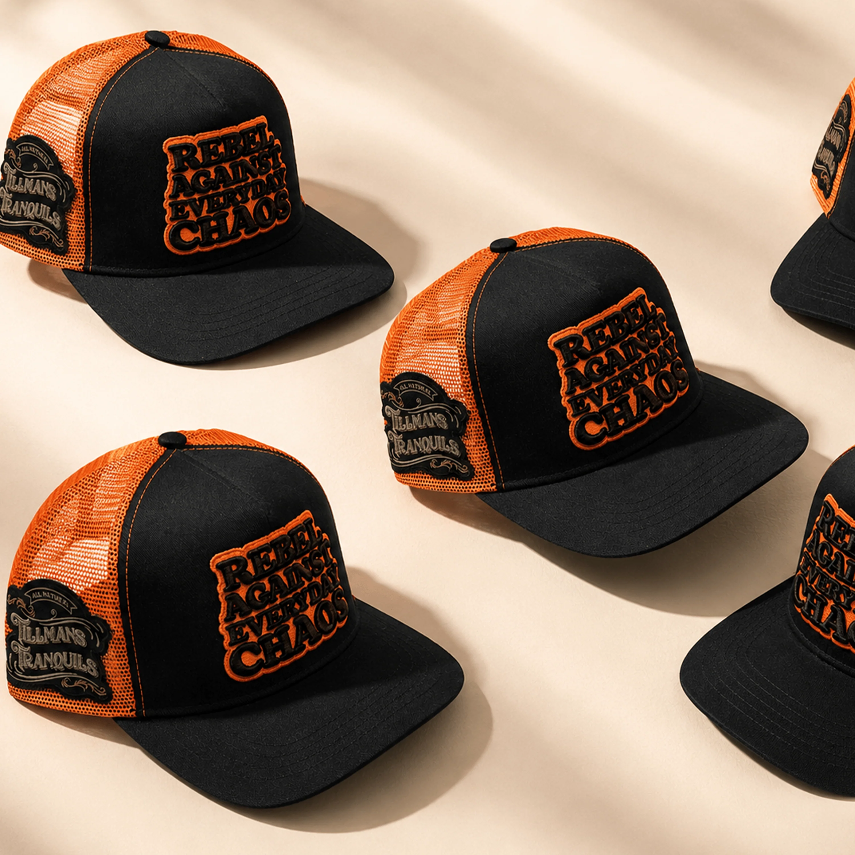 Rebel Against Everyday Chaos Two Color Trucker Hat - Image 11