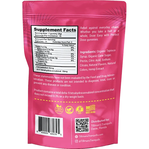 Strawberry Lemonade THC Gummies 15mg - Image 6
